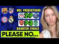 Champions League Quarter Final Predictions!