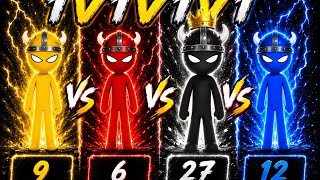 MOST DEADLY GAMEPLAY EVERY IN STICKMAN PARTY 🗿🥶| MOST UNDERRATED GAMEPLAY IN STICKMAN PARTY | screenshot 2