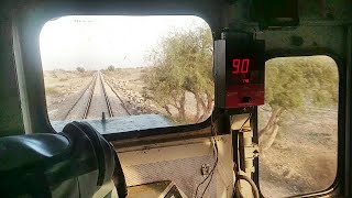 Cab Ride of PHA-20 8303|| 6 Traction Motors and Clicking 90+ Speed in Just 5 Throatle Notches screenshot 5