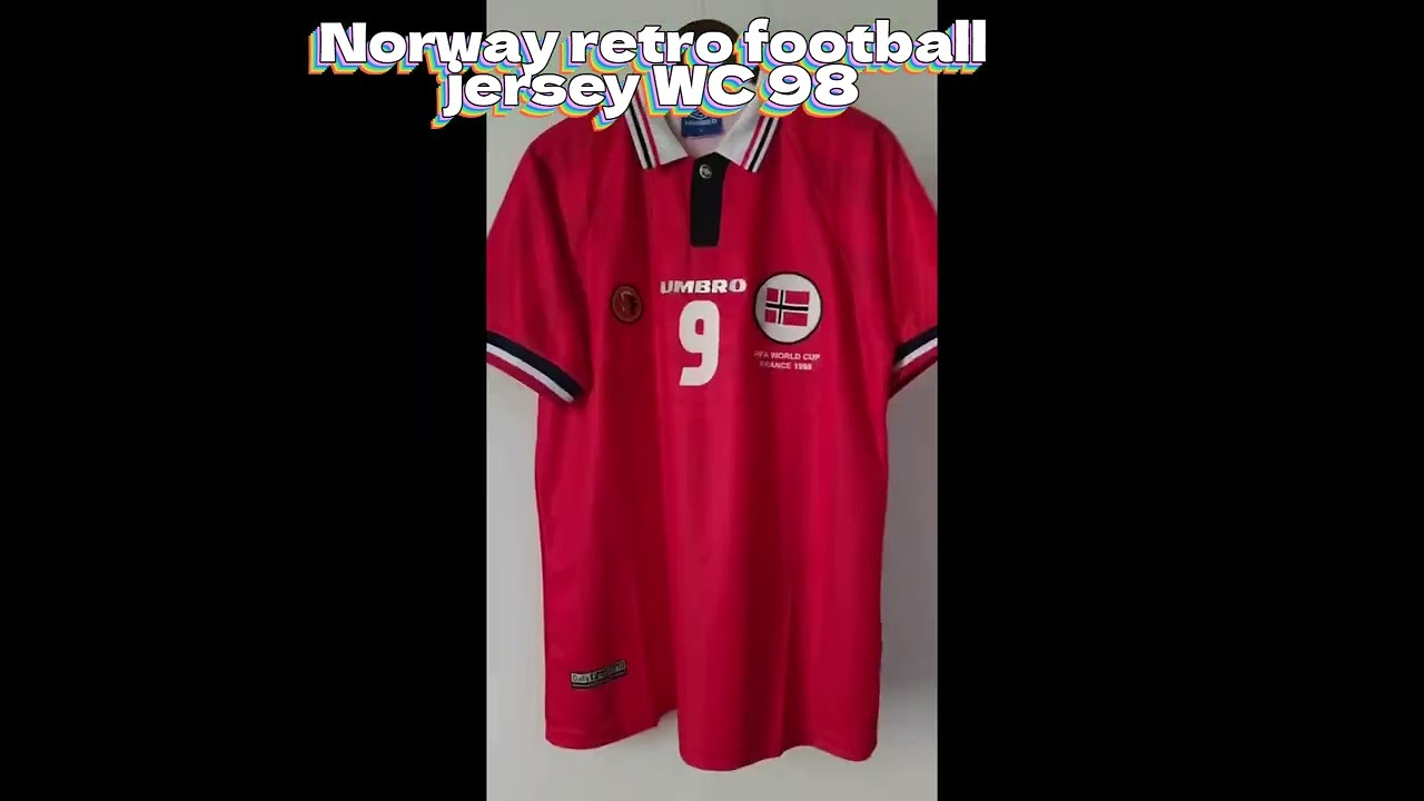 Norway retro football jersey WC 98 | Jaraguar