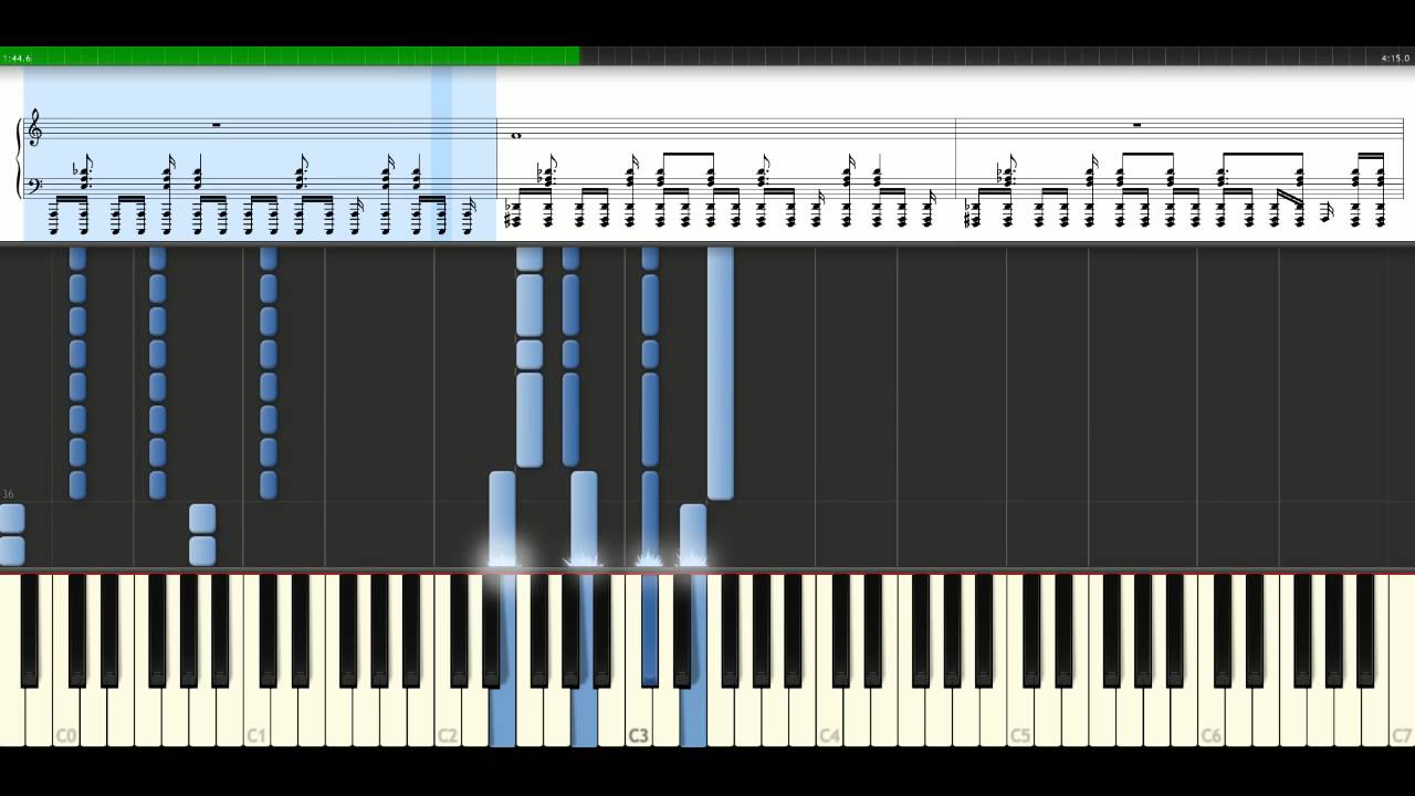 Muse - Apocalypse please Piano Tutorial Synthesia - YouTube.