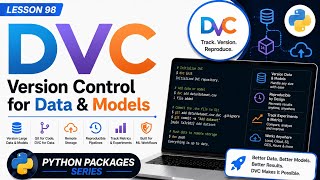 Lesson 98 - DVC: Version Control for Data & Models | Python Packages Series | Uplatz