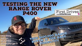 First Drives with Fred.  2023 Range Rover  P400 SE SWB