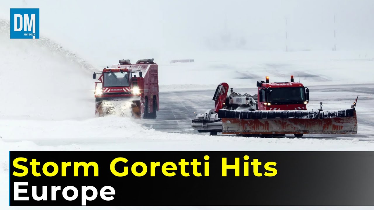 Storm Goretti Hits Europe | Sky 522 | DM News English