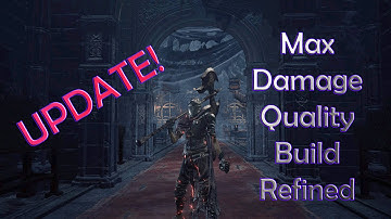 Max Damage Quality PvP Build - Optimization Update - Dark Souls 3 - SL120 Series