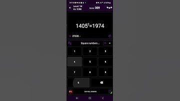 Math Tricks - Training mode - Square numbers ending in 05 - level 014 (Number Keyboard)