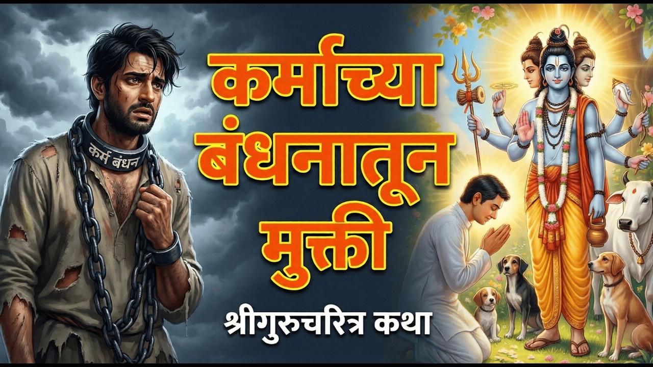 कर्माच्या बंधनातून मुक्ती मिळवण्याचे मार्ग | श्रीगुरुचरित्र कथा | Shri Gurucharitra Katha