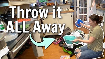 Alles weggooien in 2025 (keuken opruimen + organiseren)