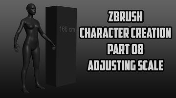 ZBrush Character Creation 08 Adjusting scale