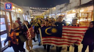 Penyokong Harimau Malaya 'gegar' Doha