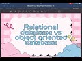 Isp250 relational and object oriented databases