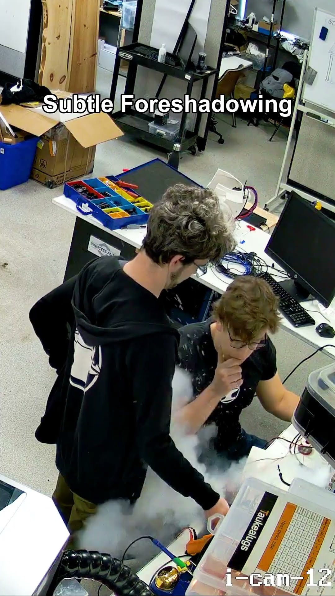 That's why we wear glasses ?? #subtleforeshadowing #engineering #explosion