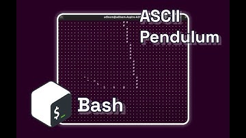 ASCII Pendulum | BASH Script | baSHed2D
