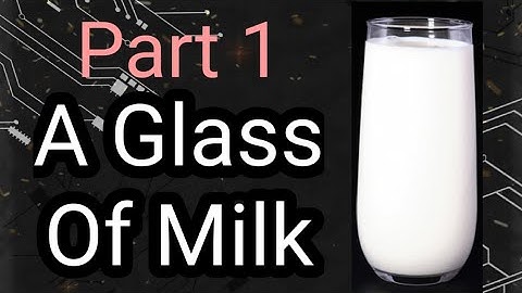 Class 7, A Glass Of Milk, Lesson 4, Part 1, English, PSEB