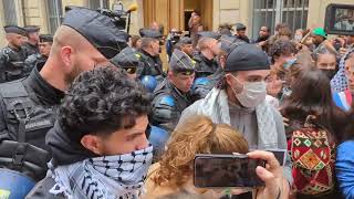 Paris Police Clear Pro-Palestine Encampment Outside Sciences Po University