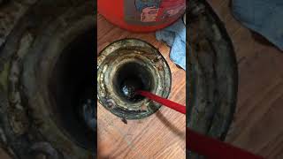 Drain Cleaning with Ridgid Flex Shaft K9-204.