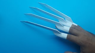 Origami Paper Claws. Idea for Halloween. How to make Claws Freddy Krueger with paper. by Origami Paper Crafts 7,178 views 1 year ago 8 minutes, 6 seconds