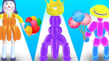 Forward vs Reverse Gaming in Balloon Pop Runner 2.0(New Update) 🎈🎈🎈 All Levels Gameplay Android