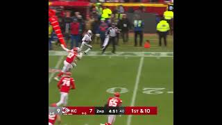 pick 6 by jack jones and stares down mahomes chiefs vs chiefs nfl #shorts #chiefs #raiders #nfl