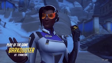 Overwatch Play of the Game (CTF) - Symmetra (Nepal Village)