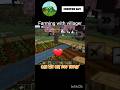 Farming with Villager/@minecraft #minecraft #creeper #gaming #ytshorts #ytviral