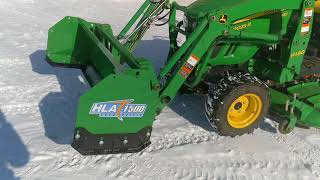 RTR 6' Low Pro Pullback John Deere quick attach snow pusher box FREE SHIPPING 