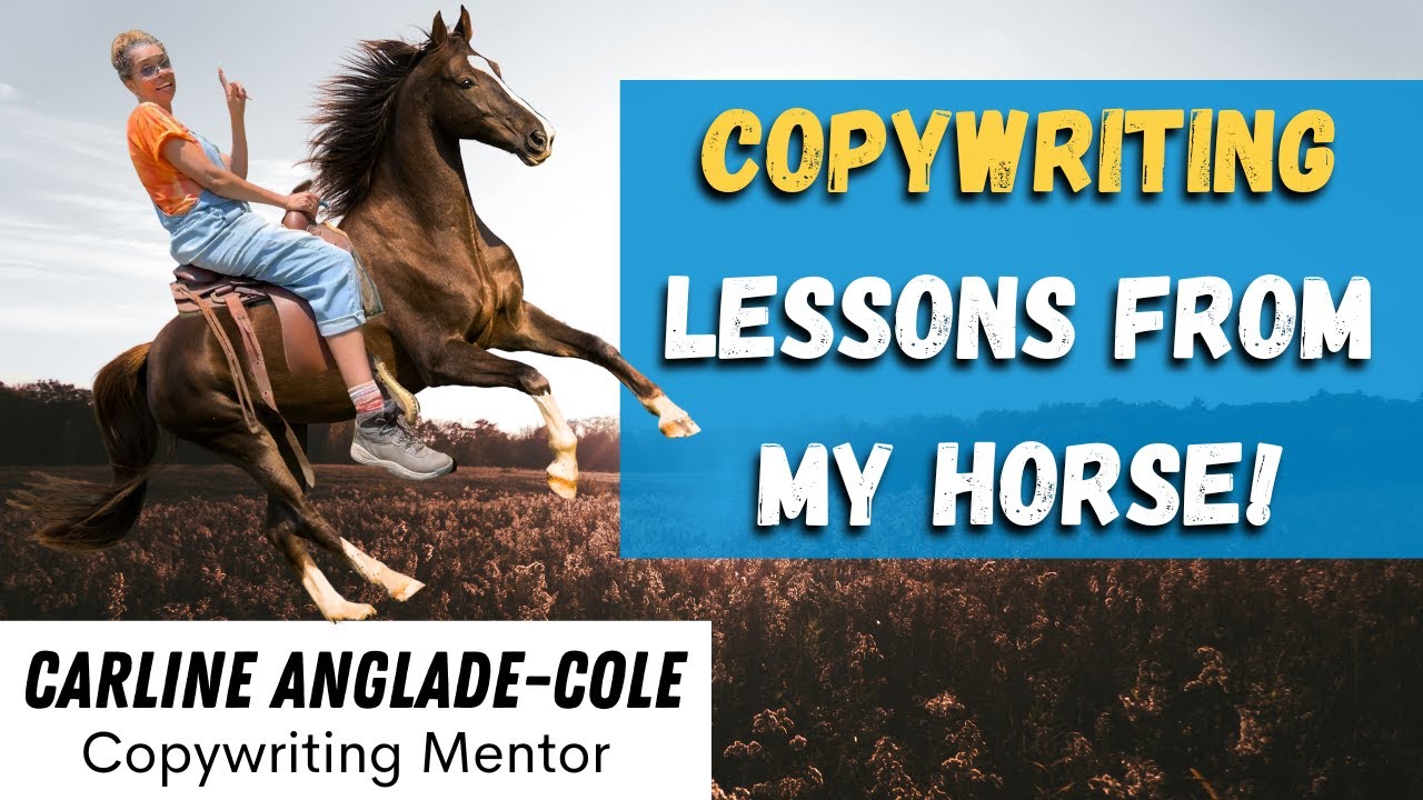 A copywriting lesson from horseback riding! – Here's how to REV up your writing skills! #shorts