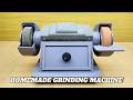 Homemade mini grinding machine from PVC plastic