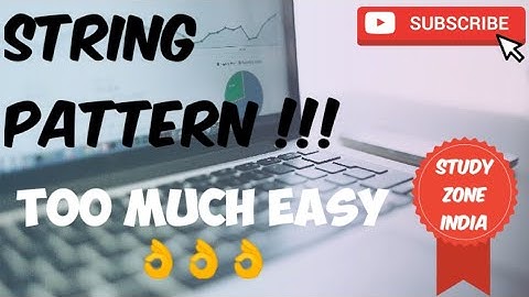 🔴 String Pattern Part - 1 || JAVA || CLASS 10 || ICSE