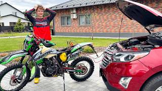 ЧТО ЖЕ ДЕЛАТЬ С СЛОМАННЫМ МОТОЦИКЛОМ ? САША БРОС ШОУ.