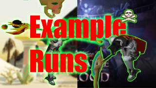 Toa and Tob Entry Mode WR Example Runs