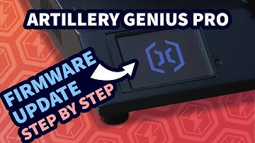 Artillery Genius Pro Firmware update - Step by Step Guide