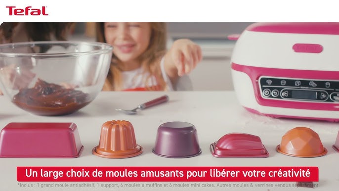 TEFAL Cake Factory+ Appareil à gâteaux, 5 programmes, Moules