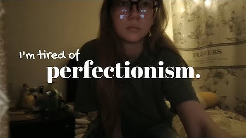 dear diary, im done trying to be perfect