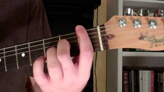 how to play the f6 chord on guitar (f sixth) 6th