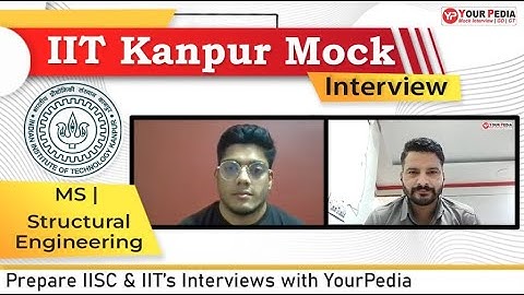 Full Mock Interview for MS Admission in IIT Kanpur | CE | Prepare IIT