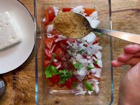 feta al forno con pomodorini e olive!