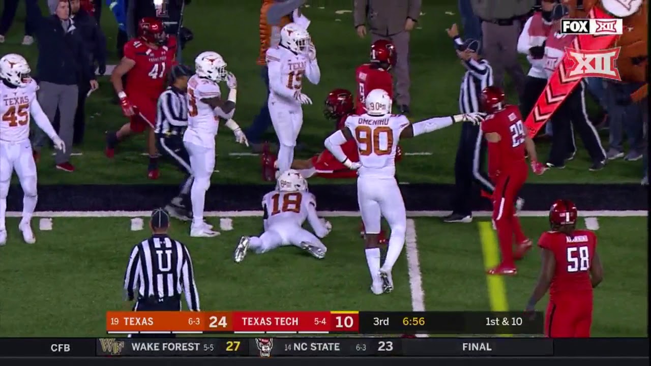 Texas vs Texas Tech Football Highlights YouTube