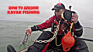 How to anchor up kayak fishing