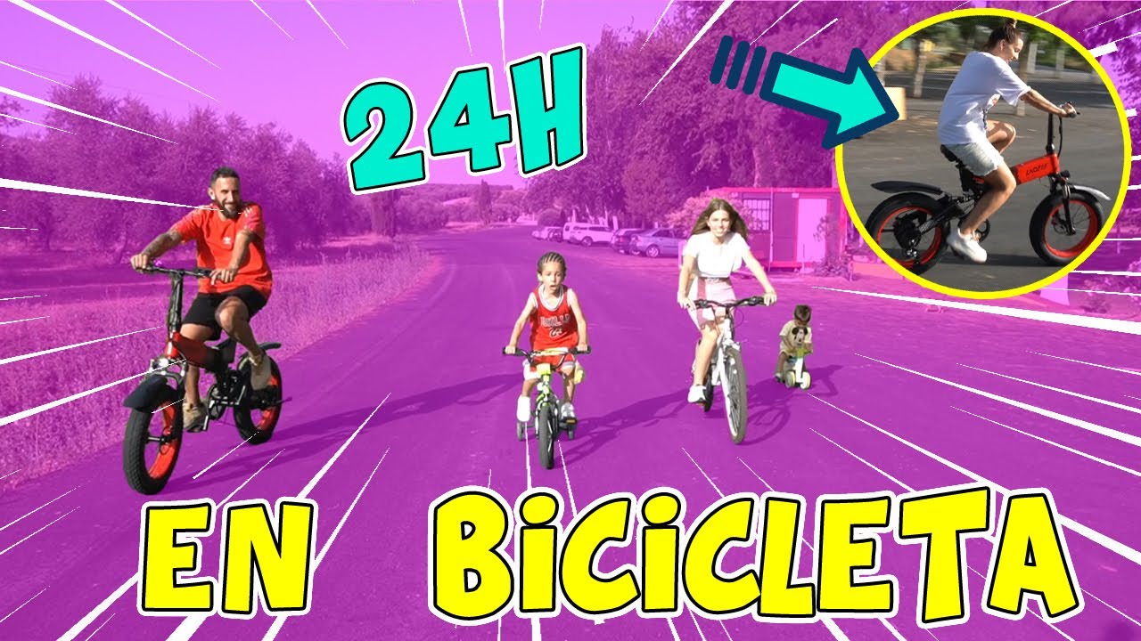 24 HORAS EN BICICLETA - DORMIMOS EN NUESTRA FURGO | Familia Amiguindy  LAOTIE and Banggood
