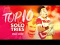 SOLO TRIES ⚡️ Top Ten Individual Tries | Rugby World Cup 2019