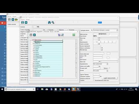CREAZIONE DITTA GIS PAGHE SOFTWARE RANOCCHI