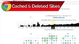 View Deleted Cached Pages with Web Archive Wayback Machine – View Old Versions &amp; Deleted Sites