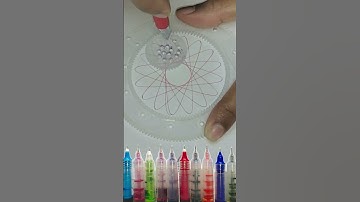 Can you count the rotations of pen? || ASMR || spirograph with zaid