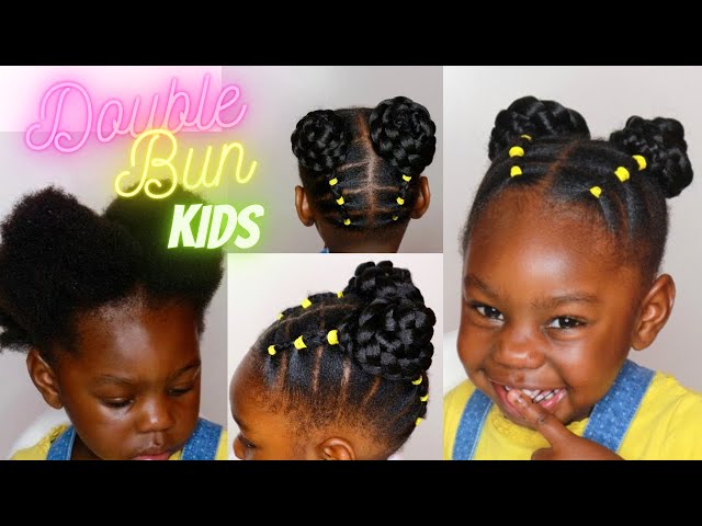 Can´t Braid? try this protective hairstyles for short natural hair│2year  old kid/ toddler/ black kid - YouTube