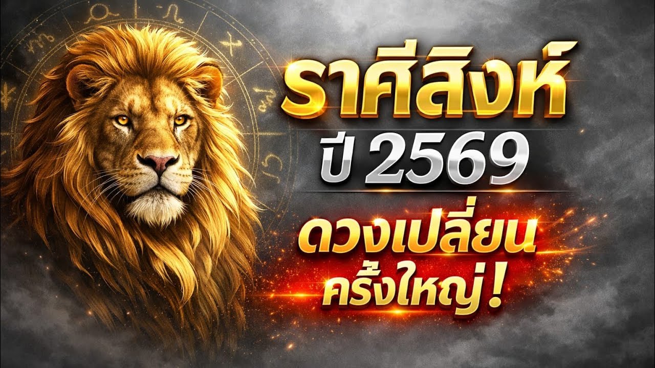 ราศีสิงห์ ปี 2569 | ปีแห่งการทวงคืนศักดิ์ศรี ชีวิตกำลังพลิก ดวงกำลังเปลี่ยน”