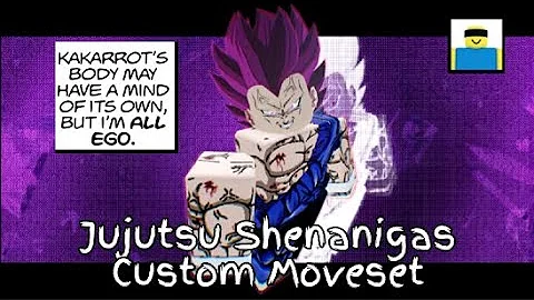 *SKILL BUILDER* ULTRA EGO VEGETA Moveset Showcase in Jujutsu Shenanigans