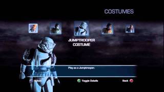 Unlocked Hidden Costumes in Star Wars Force Unleashed 2