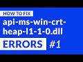 api-ms-win-crt-heap-l1-1-0.dll Missing Error | 2020 | Fix #1