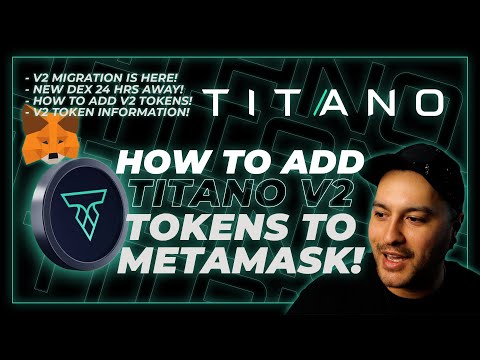 How To Add V2 Tokens To MetaMask | Titano Finance #DeFi #crypto #titano #bnb #bsc #autostaking #v2